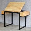 Bàn vẽ kỹ thuật DraftingDesk 80x60cm gỗ cao su chân sắt DD68008