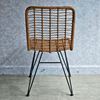 Ghế đan lưới giả mây khung sắt GCF186