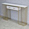 Bàn Console 160x30x100cm mặt đá chân sắt CST066
