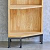 Kệ góc tường 5 tầng 40x32x172cm gỗ cao su KGT68026