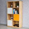 Kệ sách ENCLAVE có ngăn tủ 90x40x160cm gỗ cao su KS68225
