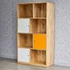 Kệ sách có ngăn tủ 90x40x160cm gỗ cao su KS68225