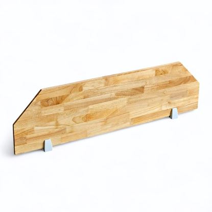 Vách ngăn bàn làm viêc 110x30cm gỗ cao su dày 12mm  VNG002