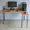 Bàn Gaming góc L 140x100cm gỗ plywood chân sắt Hairpin GD68083
