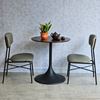 Combo bàn cafe tròn 70cm và 2 ghế cafe khung sắt CBCF299