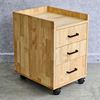Tủ cá nhân di động 3 ngăn 50x40x50cm gỗ cao su TCN68044