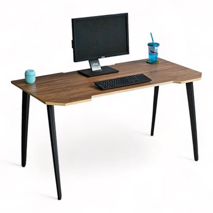 Bàn Gaming 140x70cm gỗ plywood chân sắt hệ đa giác GD68085