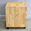 Tủ cá nhân di động 3 ngăn 50x40x50cm gỗ cao su TCN68044