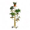 Giá để cây xanh trang trí di động 61x39x135cm khung sắt đế mặt đá KTB68149