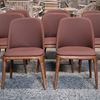 Ghế Grace khung gỗ bọc nệm da PU GCF179