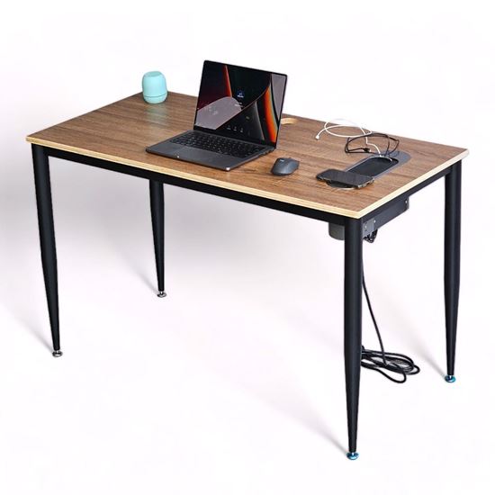 Bàn ZDesk 120x60cm tích hợp hộp điện có sạc không dây gỗ Plywood ZD004