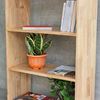 Kệ sách đứng 3 tầng 60x28x90cm gỗ cao su KS68212
