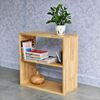 Kệ sách 2 tầng 60x28x60cm gỗ cao su KS68214
