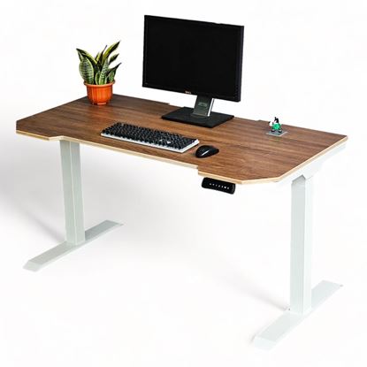 Bàn Gaming nâng hạ điện 140x70cm gỗ plywood 2 động cơ GD68074