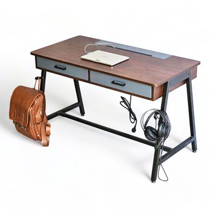 Bàn công nghệ  ZDesk 120x60cm có ngăn kéo và giá treo đồ ZD007