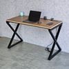 Bàn ZDesk tích hợp Ray điện trượt gỗ Plywood chân sắt chữ X ZD003