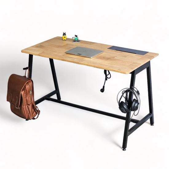 Bàn ZDesk có ngăn kéo tích hợp hộp điện 120x60cm có giá treo ZD008