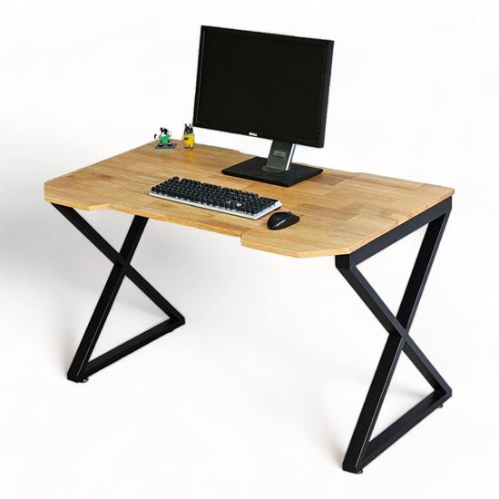 Bàn Gaming 120x70cm gỗ cao su chân sắt lắp ráp XConcept GD68073