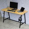 Bàn làm việc có giá treo 140x60cm gỗ cao su chân sắt lắp ráp SPD68212