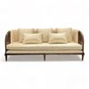 Ghế sofa băng khung gỗ INDOCHI 200x72x79cm vải họa tiết SFB68075
