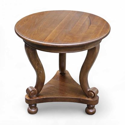 Bàn sofa INDOCHI mặt tròn 60x60cm gỗ tần bì TT68257