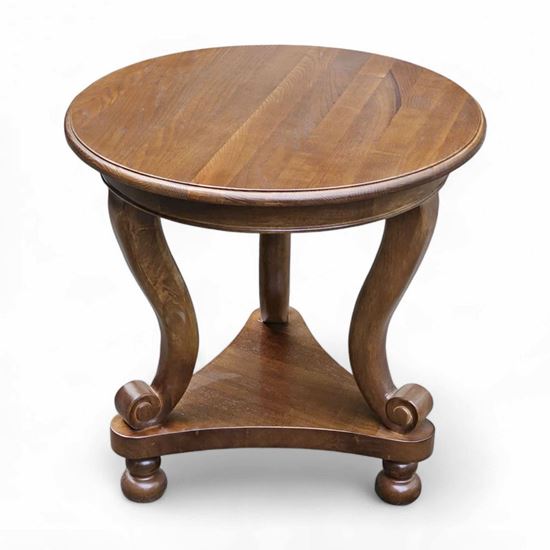 Bàn sofa INDOCHI mặt tròn 60x60cm gỗ tần bì TT68257