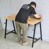 Bàn ZDesk có ngăn kéo tích hợp hộp điện 120x60cm có giá treo ZD008