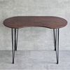 Bàn làm việc hạt đậu 120x60cm gỗ cao su chân sắt Hairpin SPD68209