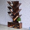 Kệ sách hình cây 85x27x150cm gỗ cao su KS68217