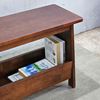 Ghế băng dài kết hợp giá để sách 120x30x45cm gỗ cao su GBD022
