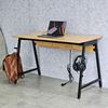 Bàn ZDesk có giá treo đồ 120x60cm gỗ cao su chân sắt lắp ráp ZD011