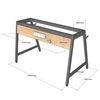 Picture of Bàn ZDesk có giá treo đồ 120x60cm gỗ cao su chân sắt lắp ráp ZD011