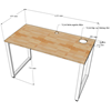 Bàn ZDesk tích hợp hộp điện thông minh 120x60cm gỗ cao su ZD012