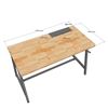 Bàn ZDesk có ngăn kéo tích hợp hộp điện 120x60cm có giá treo ZD008