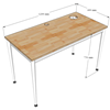Bàn ZDesk tích hợp hộp điện thông minh 120x60cm gỗ cao su ZD013