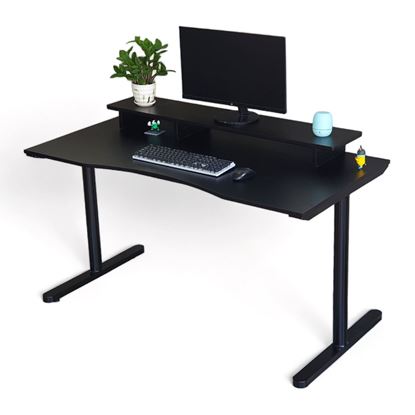 Bàn GamingDesk 140x70cm gỗ cao su chân sắt lắp ráp GD68067
