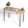 Bàn làm việc có ngăn kéo nhỏ 120x50cm chân sắt Hairpin BD68107