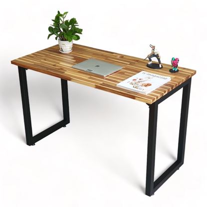 Bàn làm việc chân gấp 120x60cm gỗ tràm dày 25mm SPD68206