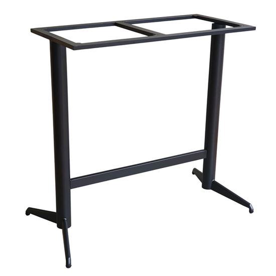 Chân sắt đôi cho bàn bar 120x60cm sơn tĩnh điện CHBCF029