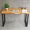 Bàn làm việc chân gấp 120x60cm gỗ tràm dày 25mm SPD68206