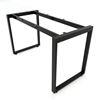Bàn làm việc 120x60cm gỗ tràm chân sắt Rectang lắp ráp HBRT083