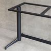 Chân sắt đôi cho bàn cafe, bàn nhà hàng 120x60cm sơn tĩnh điện CHBCF028