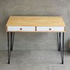 Bàn làm việc nhỏ có ngăn kéo 100x50cm chân sắt Hairpin BD68106