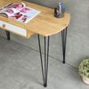 Bàn làm việc có ngăn kéo nhỏ 120x50cm chân sắt Hairpin BD68106