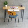Bàn làm việc có ngăn kéo nhỏ 120x50cm chân sắt Hairpin BD68106