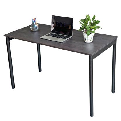 Bàn làm việc 120x60cm hệ OMA II gỗ cao su lắp ráp ngàm HBOM202