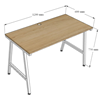 Bàn làm việc 120x60cm gỗ plywood chân sắt chữ A hệ Minimal SPD68203