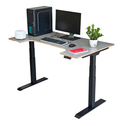 Bàn nâng hạ FlexiGaming 140x80cm gỗ Plywood GD68063