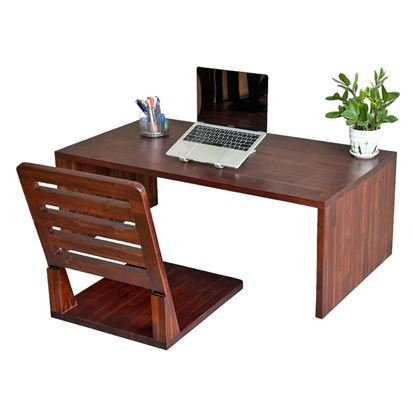 Combo bộ bàn ghế làm việc ngồi bệt kiểu Nhật CB68185