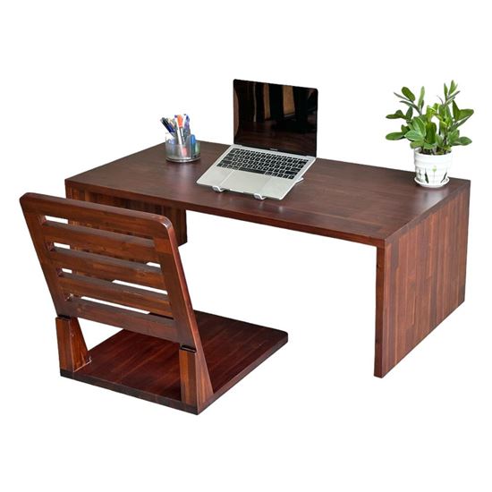 Combo bộ bàn ghế làm việc ngồi bệt kiểu Nhật CB68185